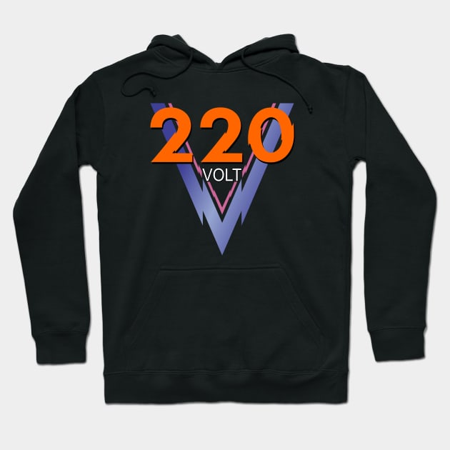 220 Volt Hoodie by MagicEyeOnly